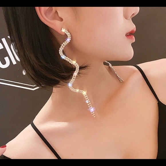 Long Tassel Earrings - Picture 9 of 9